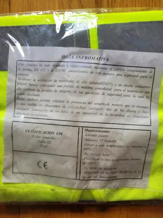 Chaleco AV Epi Amarillo