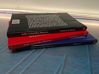 3 libros, editorial Huerga Fierro-Madrugada-Rasgueos-Caminos de Ronda