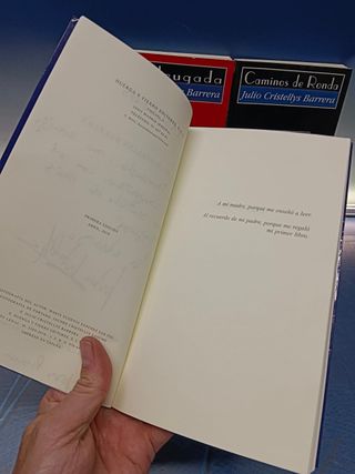 3 libros, editorial Huerga Fierro-Madrugada-Rasgueos-Caminos de Ronda