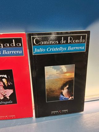 3 libros, editorial Huerga Fierro-Madrugada-Rasgueos-Caminos de Ronda