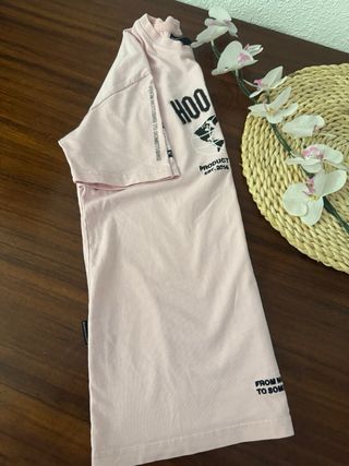Camiseta Hoodrich Rosa hombre Talla XS