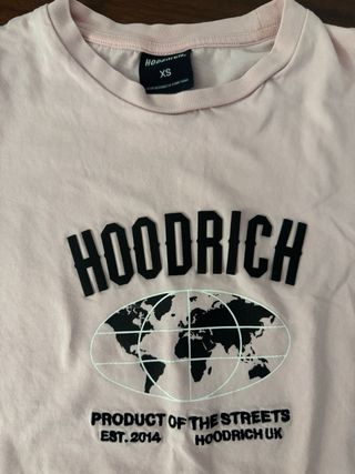 Camiseta Hoodrich Rosa hombre Talla XS
