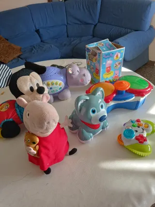 Lote Juguetes Bebés Niños Mickey Peppa Hippo