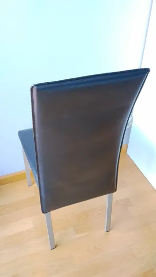 Sillas de comedor negras (pack 3)