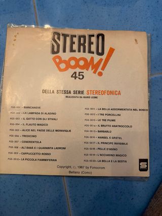 Biancaneve Stereo Boom! 45 Giri