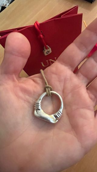 Anillo Uno de 50 Morado y Plateado Nuevo