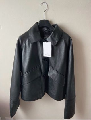 Chaqueta Piel Negra Pull&Bear
