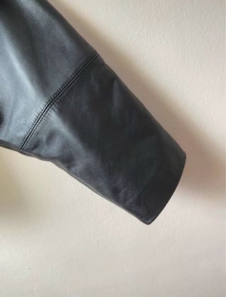 Chaqueta Piel Negra Pull&Bear