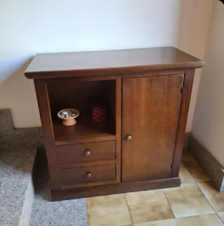 Mobile Ingresso Arte Povera Legno e Metallo