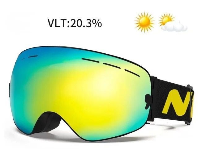 Gafas Esquí Antivaho UV400 Doble Capa