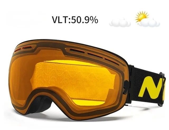 Gafas Esquí Antivaho UV400 Doble Capa