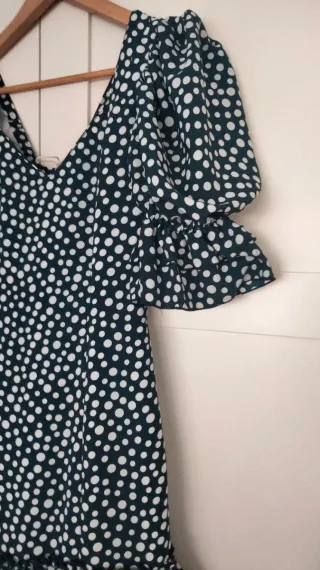 Traje de flamenca lunares talla única