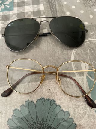Gafas de sol Ray-Ban Aviator y montura dorada