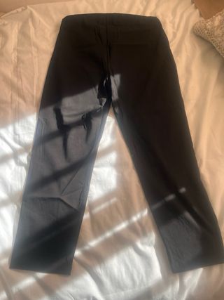 Pantalón pitillo Mango Viscosa Negro