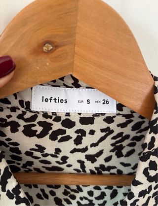 Vestido estampado animal print talla S