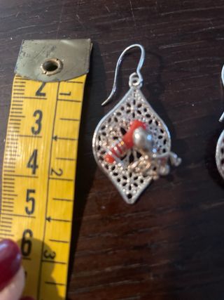 Orecchini Argento e Corallo