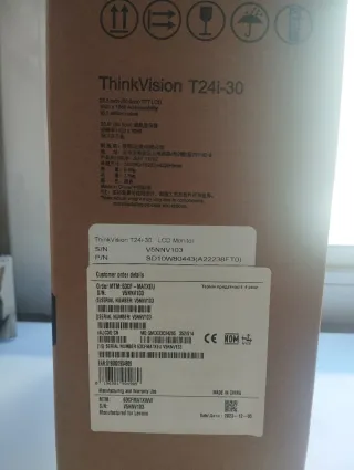 Monitor Lenovo ThinkVision T24i-30 23.8
