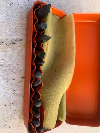 Juego Puntas Palma Naranja Caja Original