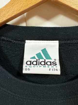 Sudadera Adidas Equipment Vintage Negra Roja