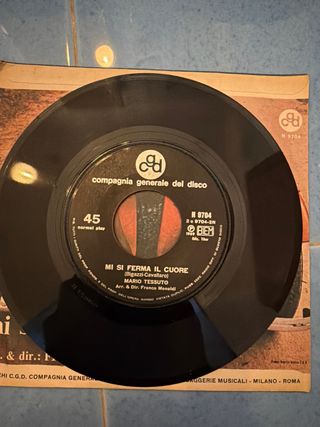 Mario Tessuto Lisa dagli occhi blu Vinile