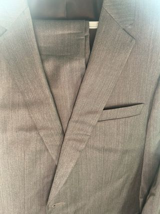 Traje de chaqueta gris Zara