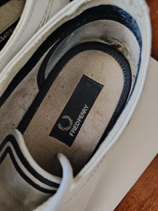 Bambas Fred Perry Talla 42 Blancas