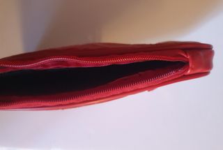 OFERTA! Monedero Cuero Vintage Rojo