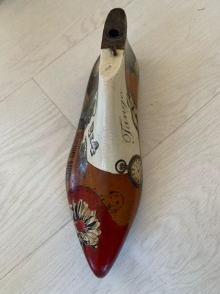 Horma de zapato decorada de Argentina