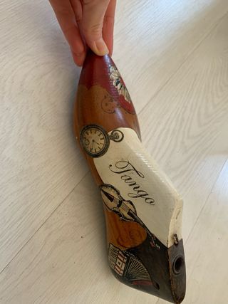 Horma de zapato decorada de Argentina