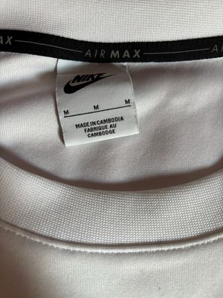 Sudadera Nike Air Max Blanca