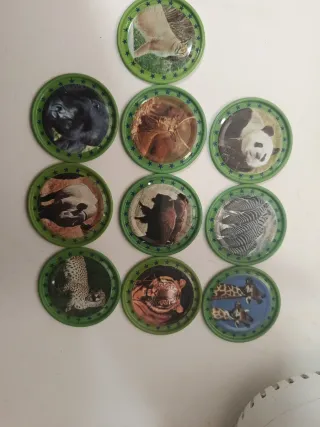 Tazos Antiguos Animales Zoo 1997