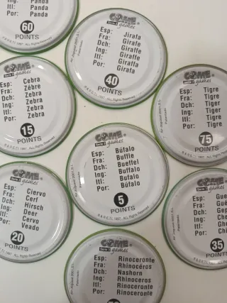 Tazos Antiguos Animales Zoo 1997