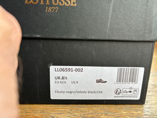 Zapatos Lottusse Negros nuevos