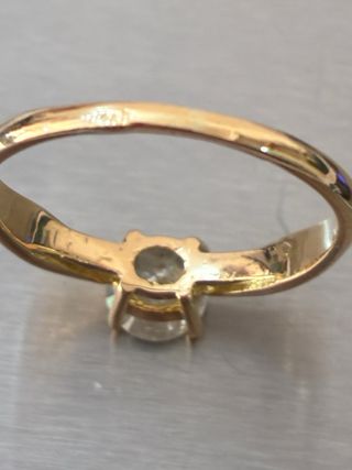 Anillo Oro 18k Diamante Natural 0.76 Ct