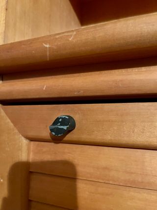 Escritorio abatible de madera tipo secreter