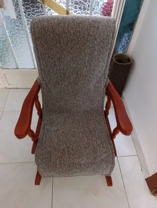 Balancín infantil madera y tela