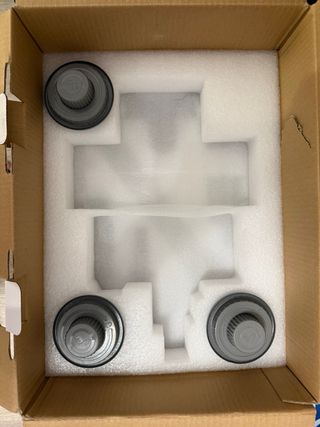 Aspiradora de mano morada