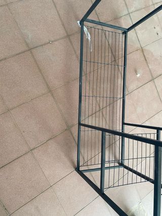 Scaffale metallo nero