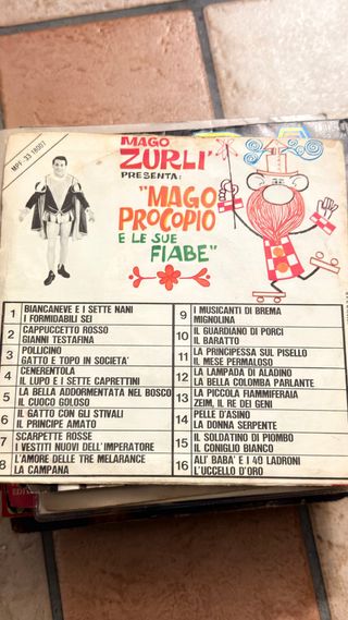 Vinile Mago Zurli Le Fiabe di Mago Procopio