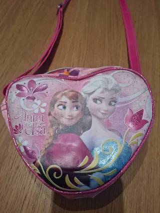 Bolso Corazón Frozen Anna y Elsa