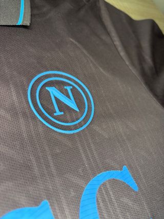 Camiseta Fútbol Napoli EA7 Negro