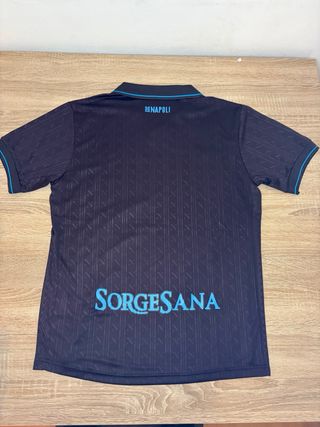 Camiseta Fútbol Napoli EA7 Negro