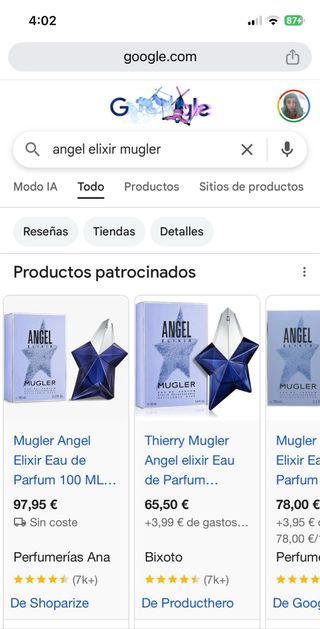 Perfume Mugler Angel Elixir