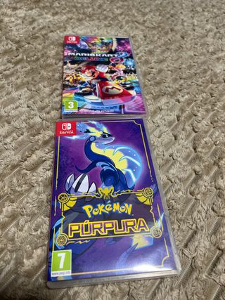 Juegos Nintendo Switch Mario Kart y Pokémon
