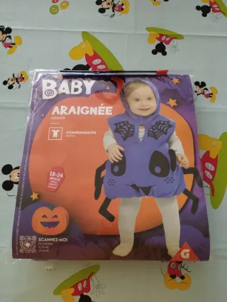 Disfraz Bebé Araña Talla 18-24 Meses