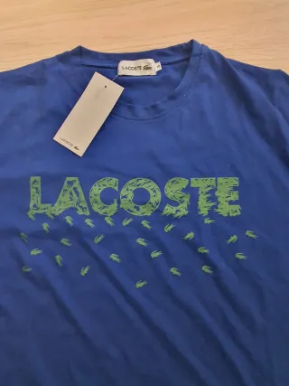 Lote 2 Camisetas Lacoste Roja y Azul