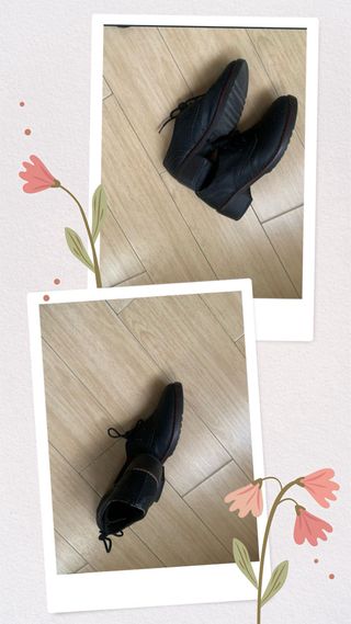 Zapatos abotinado de piel y Zapatos tipo Oxford