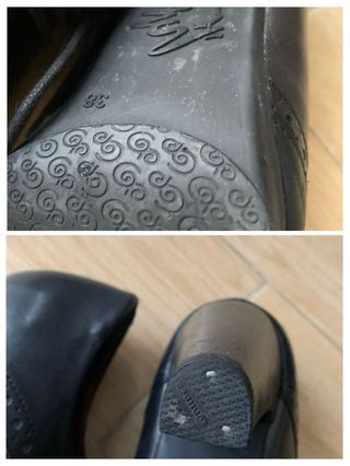 Zapatos abotinado de piel y Zapatos tipo Oxford