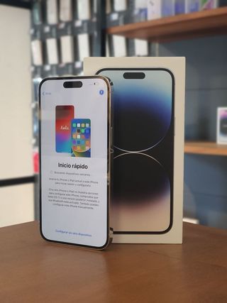 IPHONE 14 PRO MAX 128GB PLATA BATE. 100%