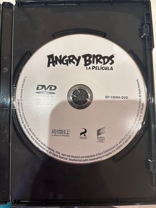 DVD Angry Birds La Película